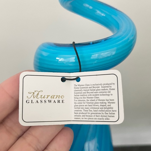 Murano Glass Brilliant Multiflori Corkscrew Art Glass Home Essentials Italy - Picture 4 of 11